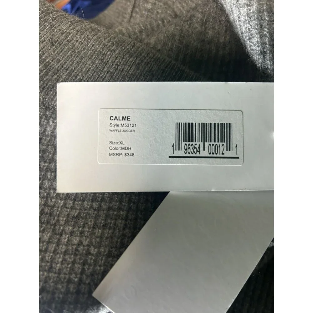 Johnny Was CALME Cashmere Waffle Jogger Size XL NEW W/TAGS $348 - Picture 6 of 10